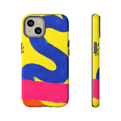 Offbeat iPhone Tough Case | Abstract Color Block Art
