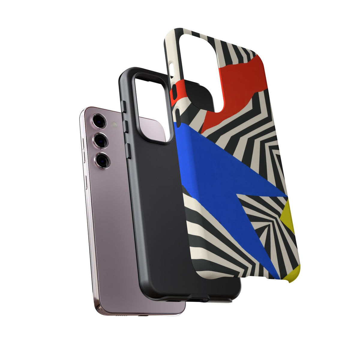 Broken Signal Samsung Galaxy Tough Case | Optical Stripe Art
