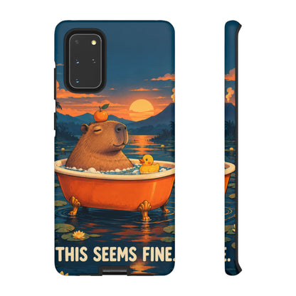 Minor Inconvenience Samsung Galaxy Tough Case | funny capybara