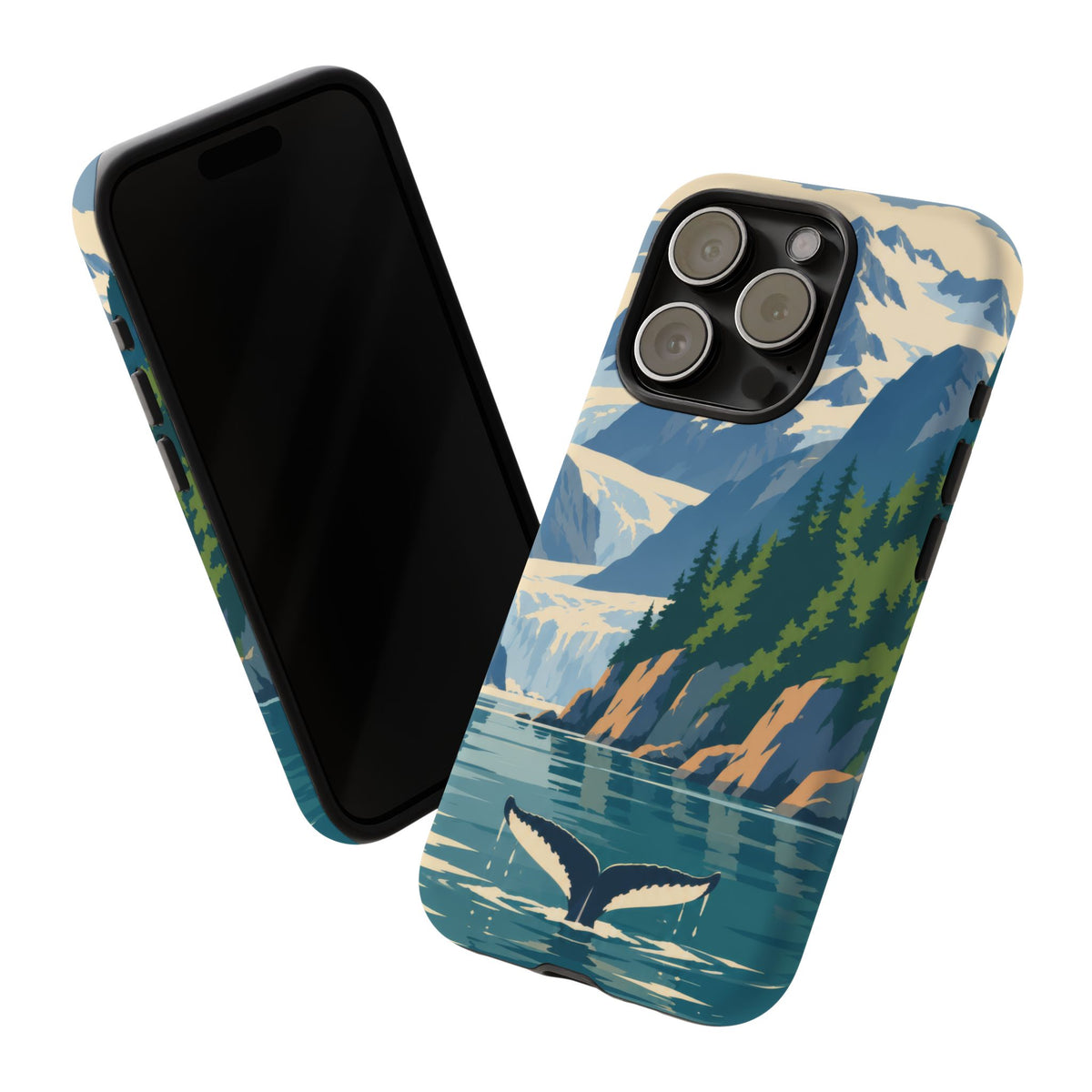 Glacier Bay — Fjord Silence iPhone Tough Case