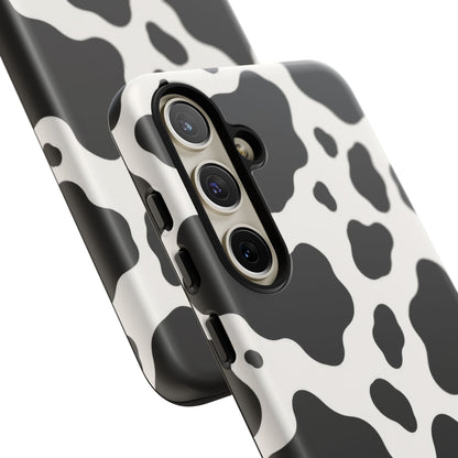 Classic Holstein Samsung Galaxy Tough Case | Black & White Cow Print