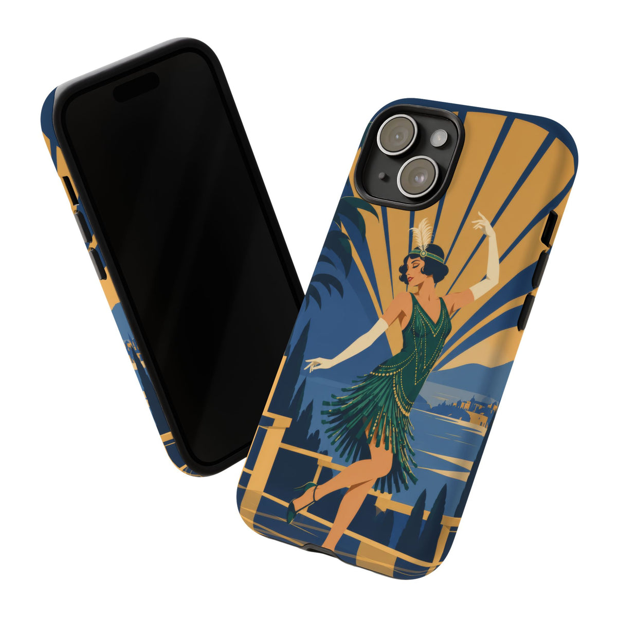 1920s Flapper — Jazz After Dark iPhone Tough Case