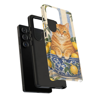 Citrus Inspector Samsung Galaxy Tough Case | ginger cat