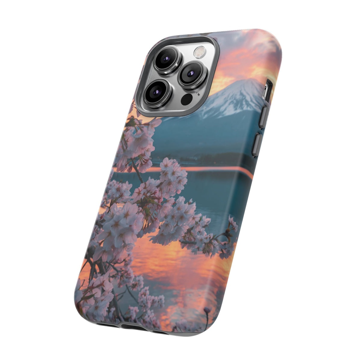 Fuji Petal Reflection iPhone Tough Phone Case
