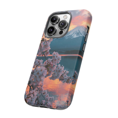 Fuji Petal Reflection iPhone Tough Phone Case