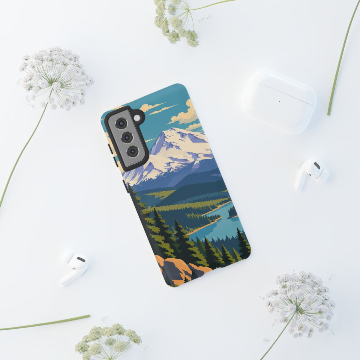 Mount Shasta — Snowlight Samsung Galaxy Tough Case