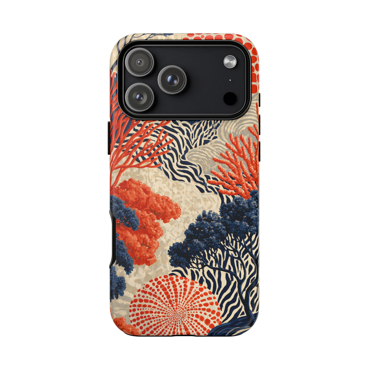 Coral Current iPhone Tough Phone Case