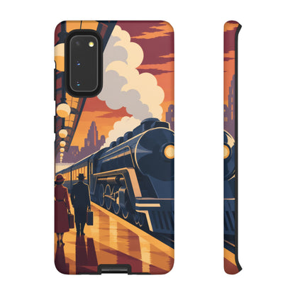 Travel by Train — Night Departure Samsung Galaxy Tough Case | train travel
