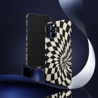 Twist Theory iPhone Tough Case | Optical Checkerboard