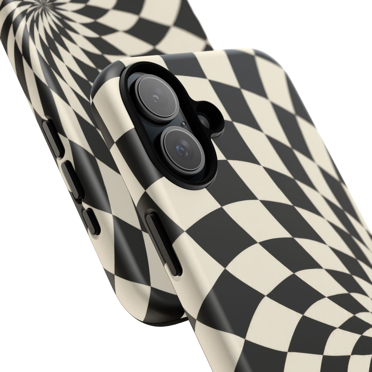 Twist Theory iPhone Tough Case | Optical Checkerboard