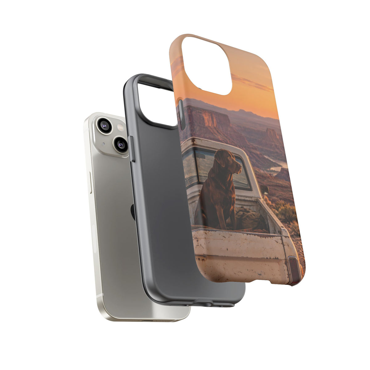 Desert Tailgate Companion iPhone Tough Case | labrador
