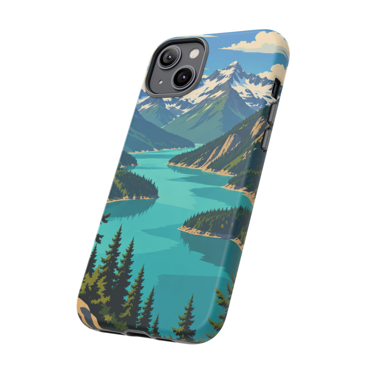 Cascades — Diablo Blue iPhone Tough Case