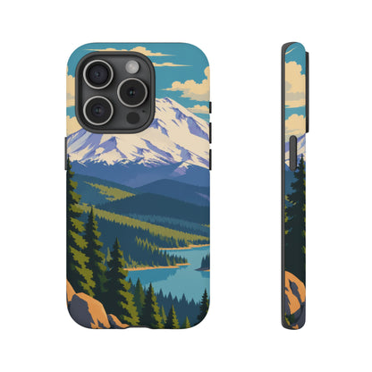 Mount Shasta — Snowlight iPhone Tough Case