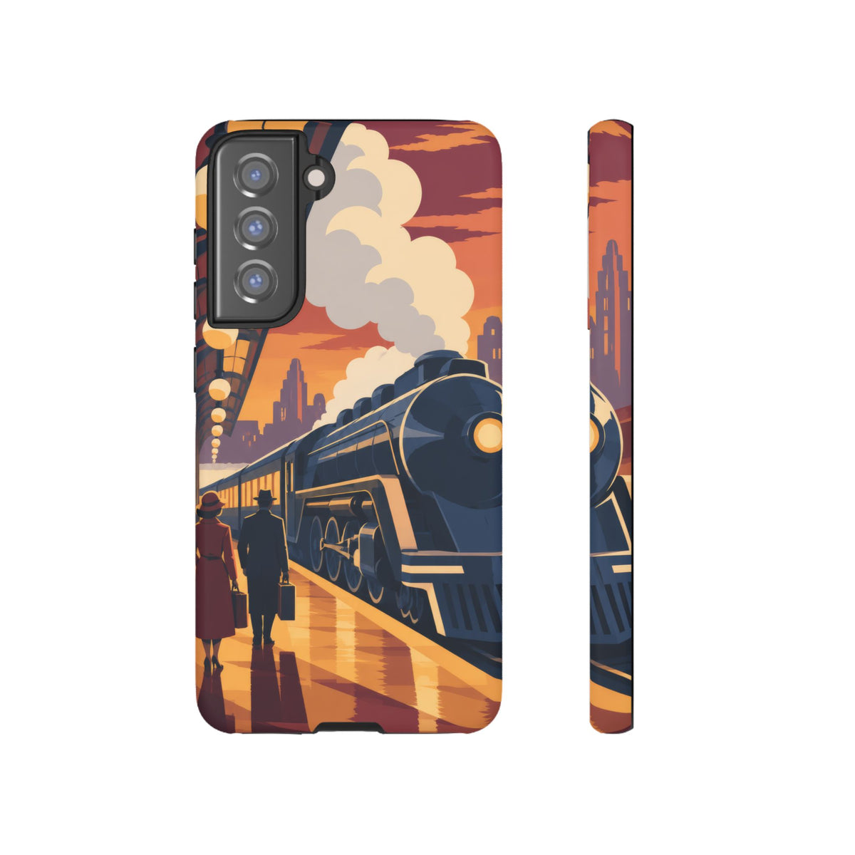 Travel by Train — Night Departure Samsung Galaxy Tough Case | train travel