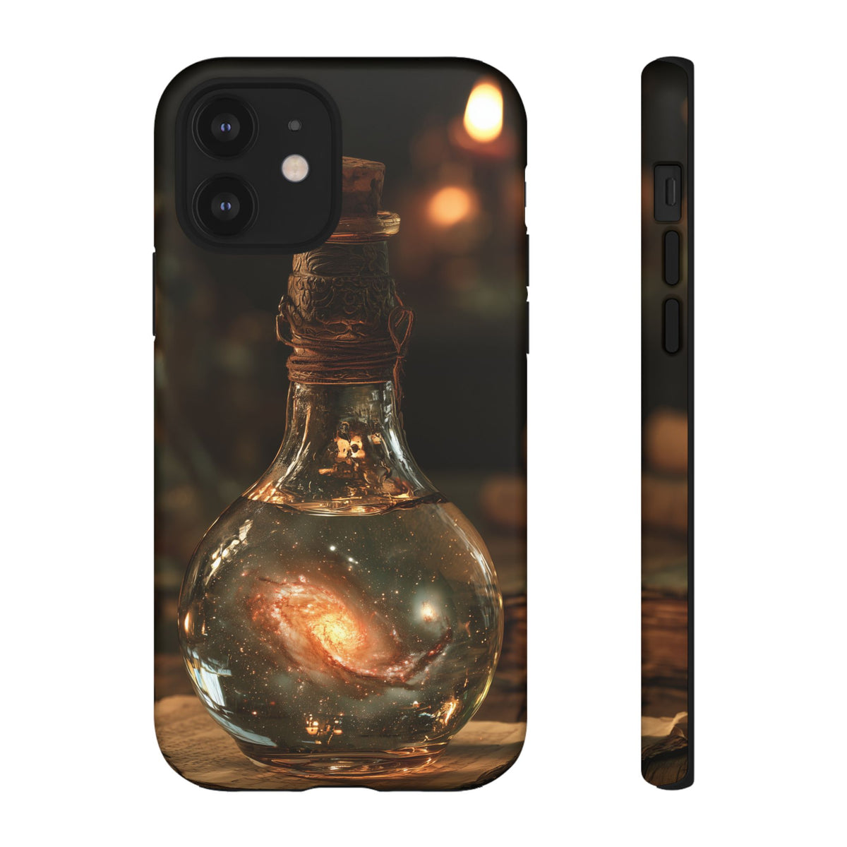Bottled Cosmos iPhone Tough Case | Galaxy in an Antique Bottle