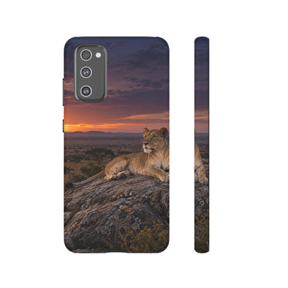 Lioness in the Blue Hour Samsung Galaxy Tough Case