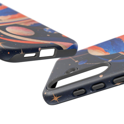 Cosmic Cut Paper Samsung Galaxy Tough Case | modern space