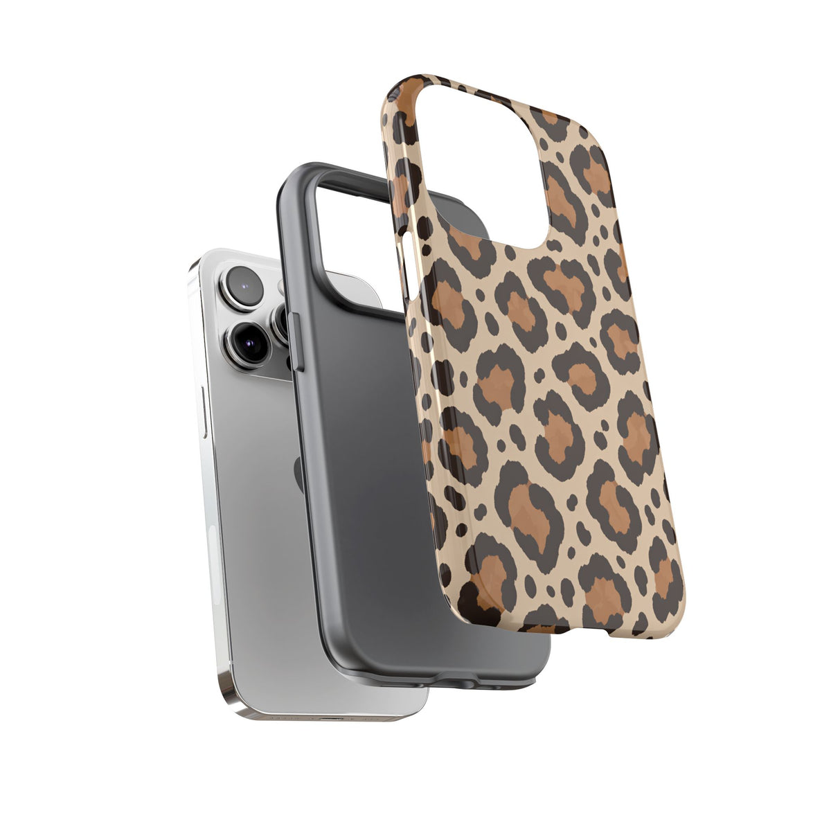 Leopard Print iPhone Tough Case | Cocoa Wildcat