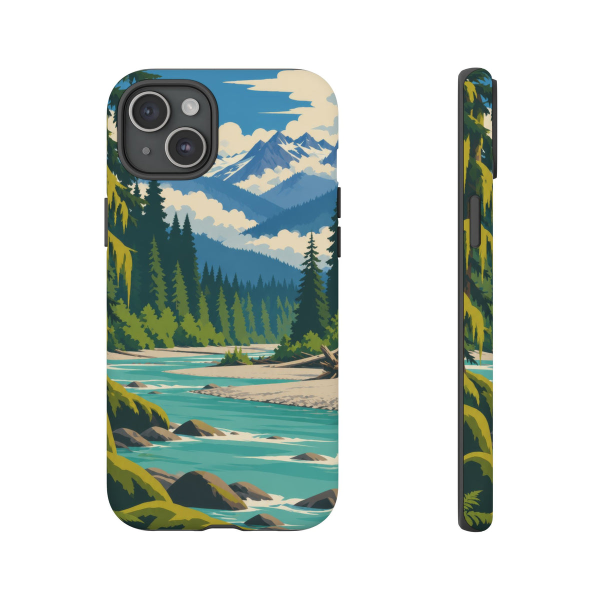 Hoh Rain Forest — Rivergreen iPhone Tough Case