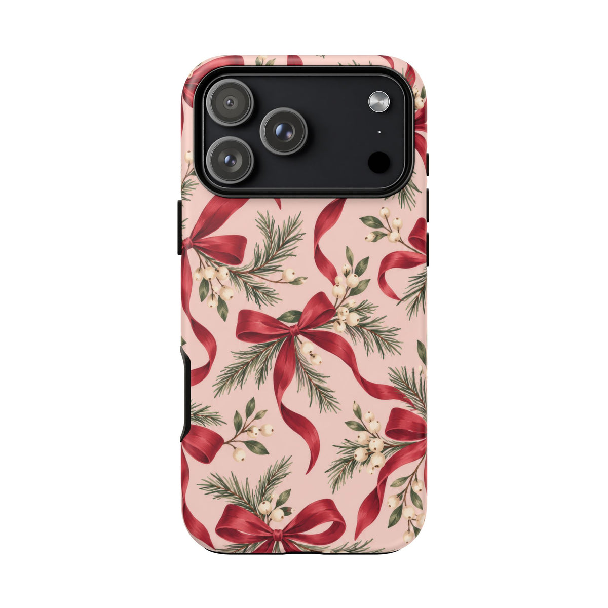Ribbon Season iPhone Tough Case | christmas bows