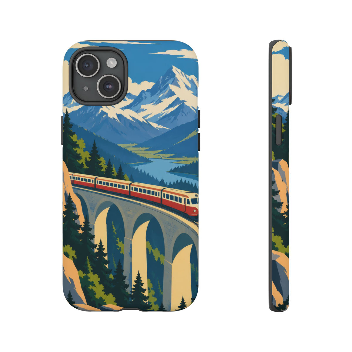Travel by Train — Alpine Express iPhone Tough Case | train travel