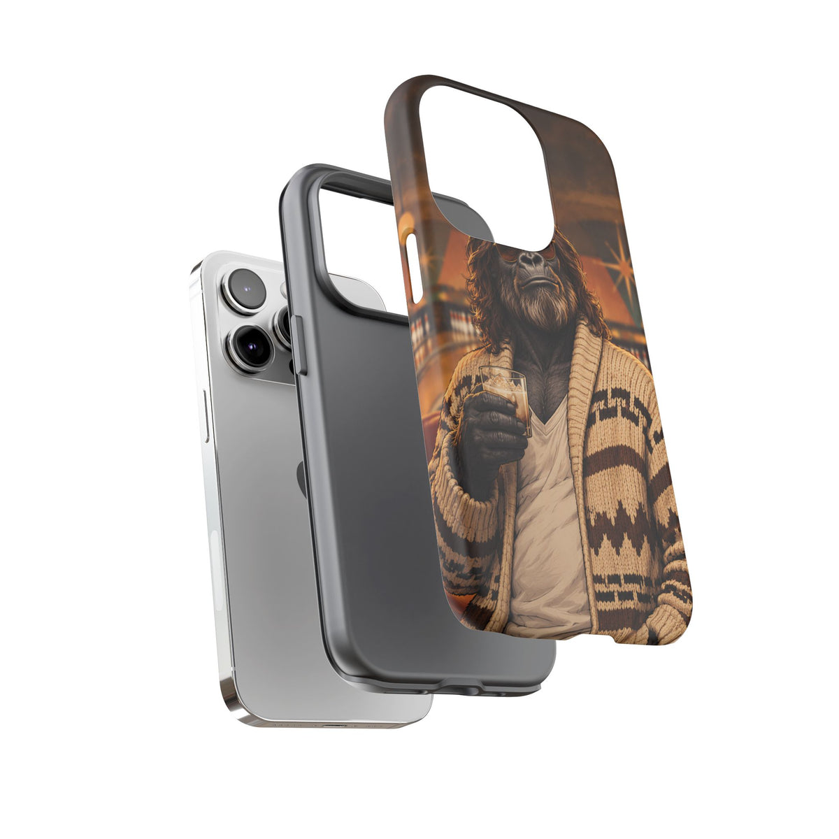 Cardigan Gorilla iPhone Tough Case | The Primate Abides