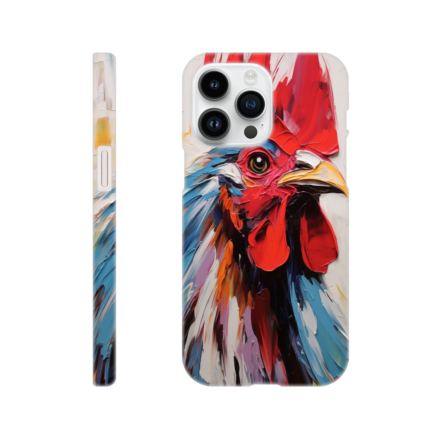 iPhone Case - Rooster Vibrant Vigilance