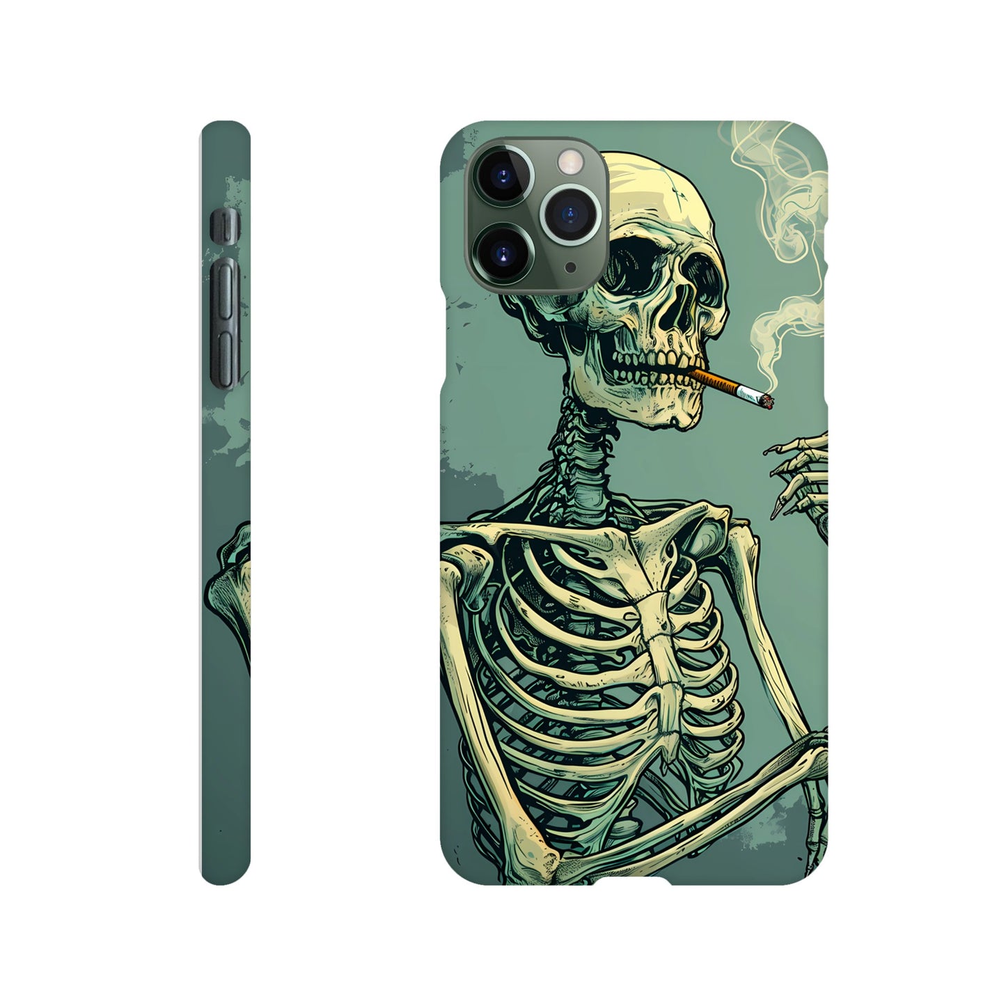 iPhone Case - Smoking Skeleton
