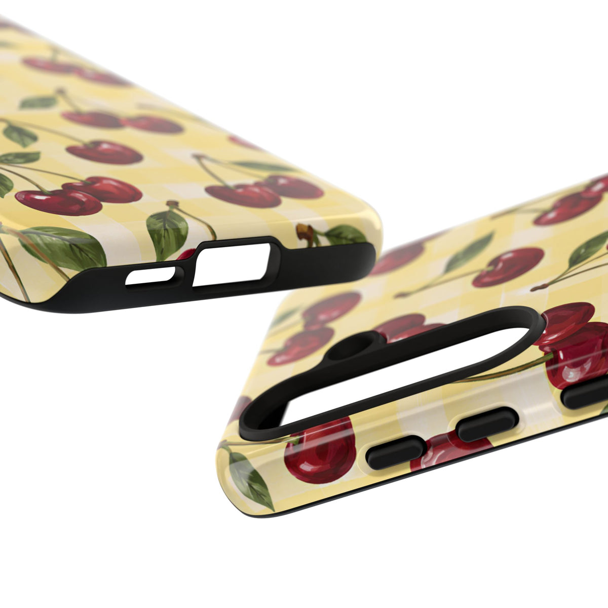 Cherry Gingham Samsung Galaxy Tough Case | Cherry Picnic