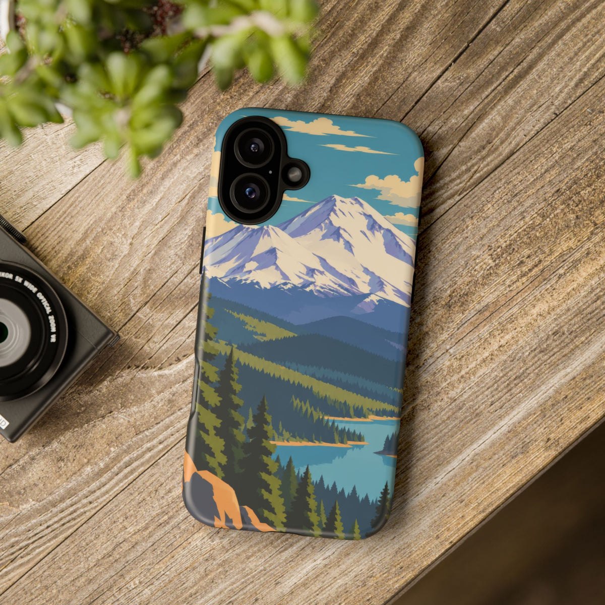 Mount Shasta — Snowlight iPhone Tough Case