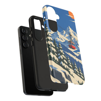 Swiss Skiing — Lift to the Sky Samsung Galaxy Tough Case