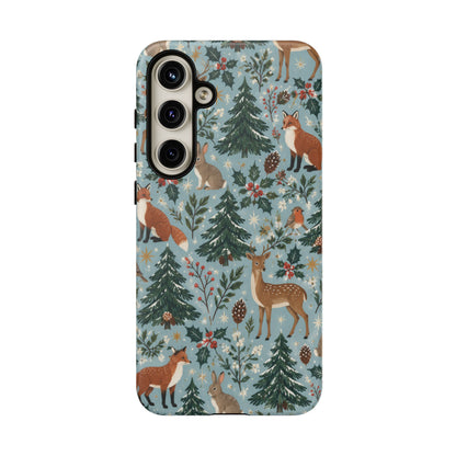 Winter Woodland Gathering Samsung Galaxy Tough Case | woodland christmas
