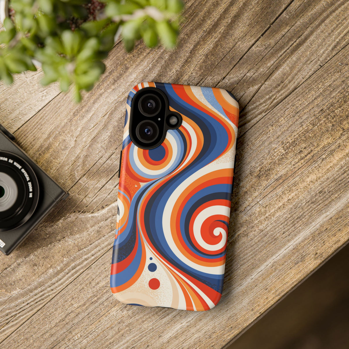 Electric Orbit iPhone Tough Phone Case