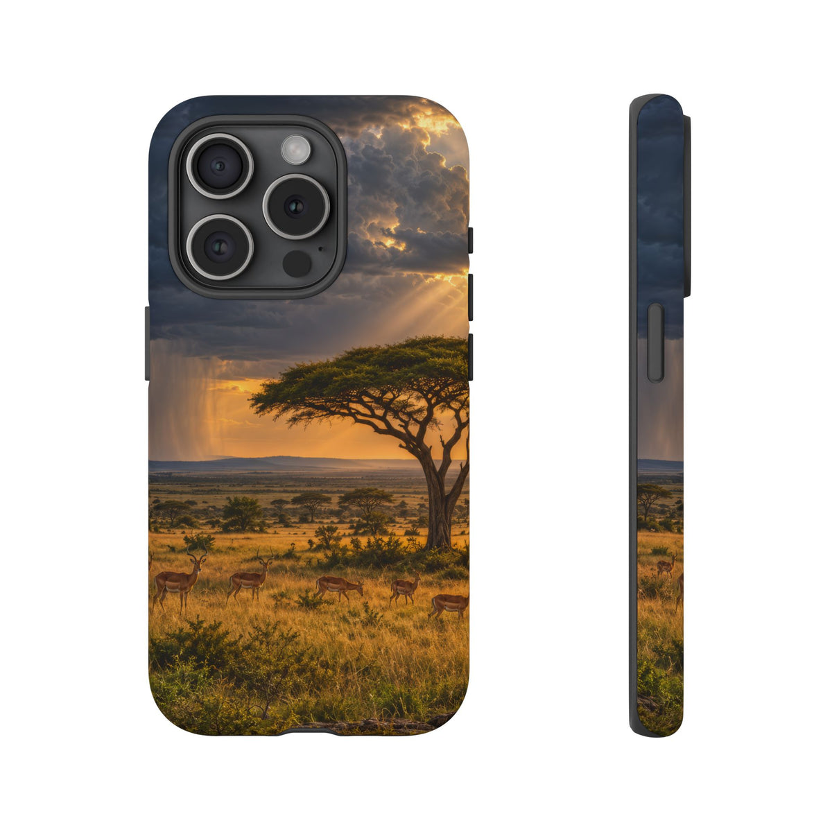 Stormlight on the Mara iPhone Tough Case | african storm