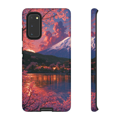 Sakura Lakeside Village Samsung Galaxy Tough Phone Case