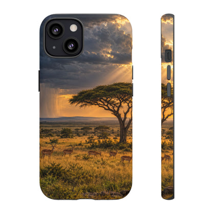 Stormlight on the Mara iPhone Tough Case | african storm