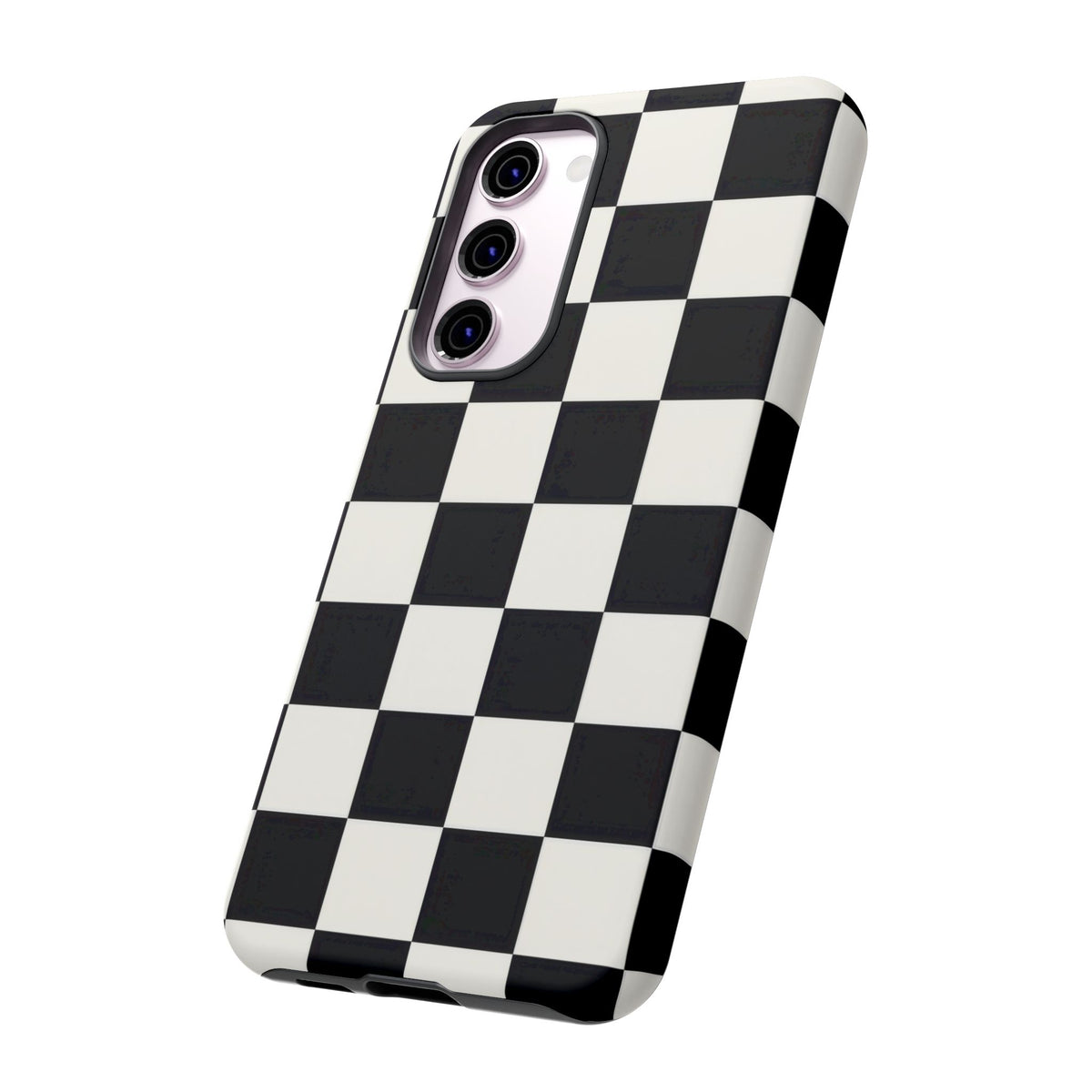 Classic Check Samsung Galaxy Tough Case | Black & White Checkerboard