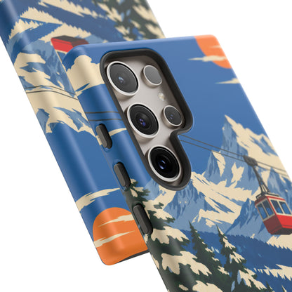 Swiss Skiing — Lift to the Sky Samsung Galaxy Tough Case