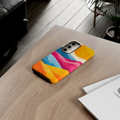 Golden Drift Samsung Galaxy Tough Case | colorful hills