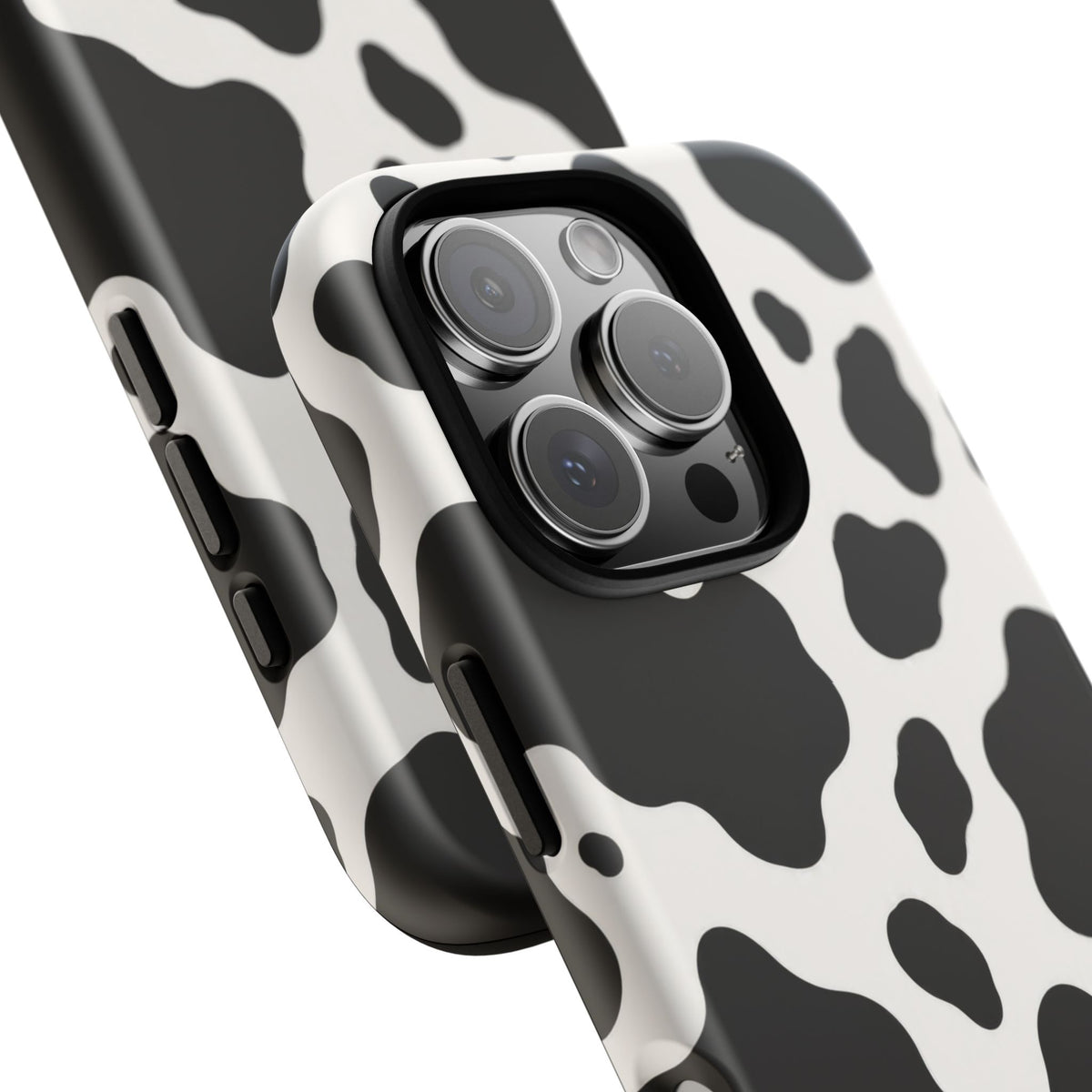 Classic Holstein iPhone Tough Case | Black & White Cow Print