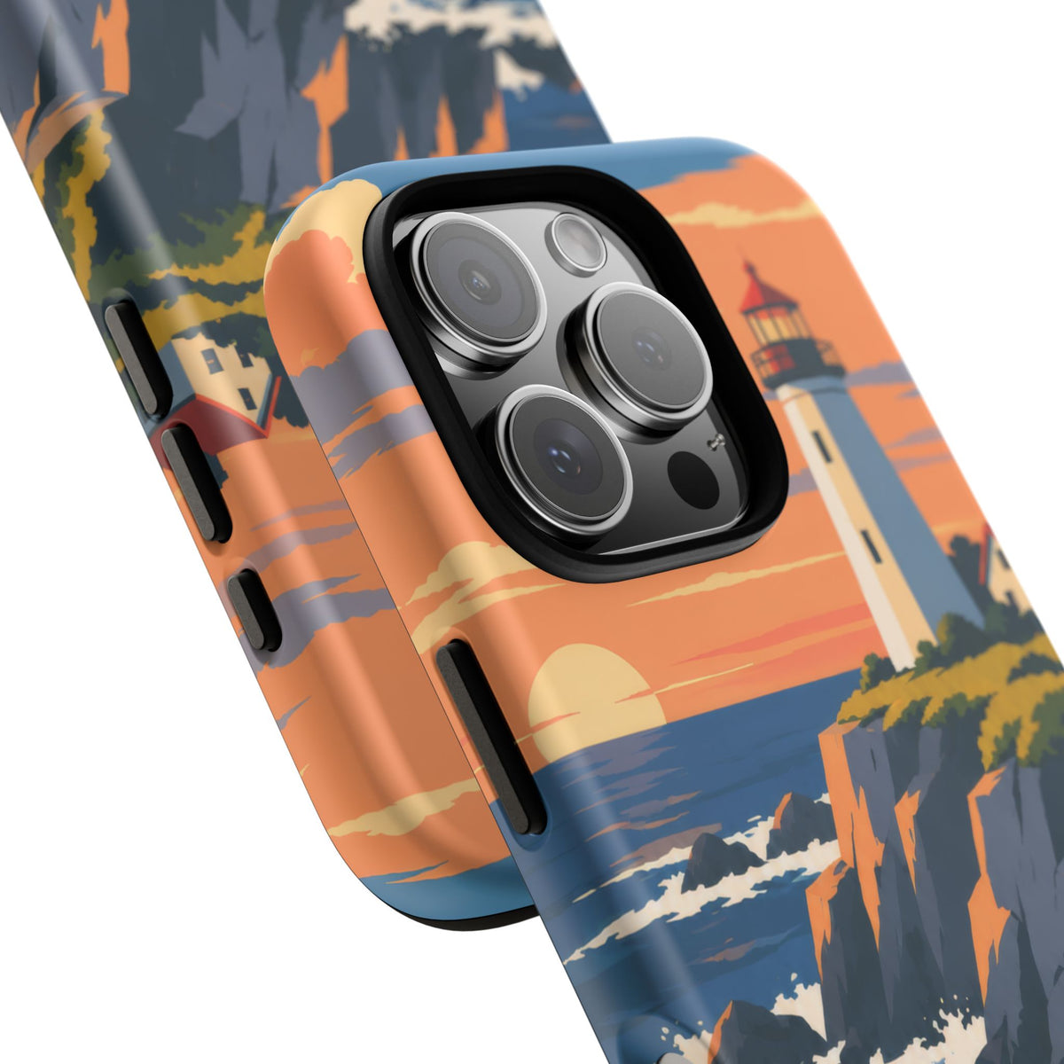 Lighthouse — Atlantic Beacon iPhone Tough Case