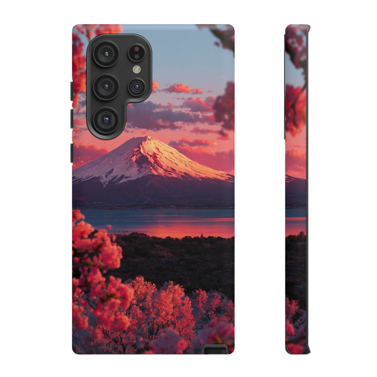Fuji Rose Horizon Samsung Galaxy Tough Phone Case