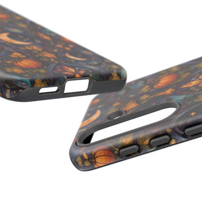 Amber Moon Window Samsung Galaxy Tough Case | celestial halloween