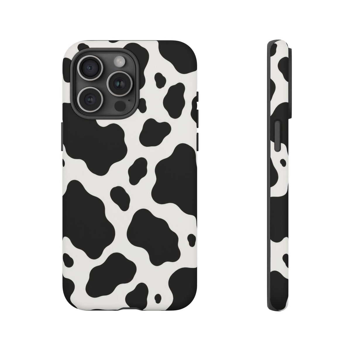 Classic Holstein iPhone Tough Case | Black & White Cow Print
