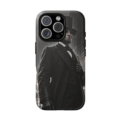 Abe after Midnight iPhone Tough Case | noir lincoln