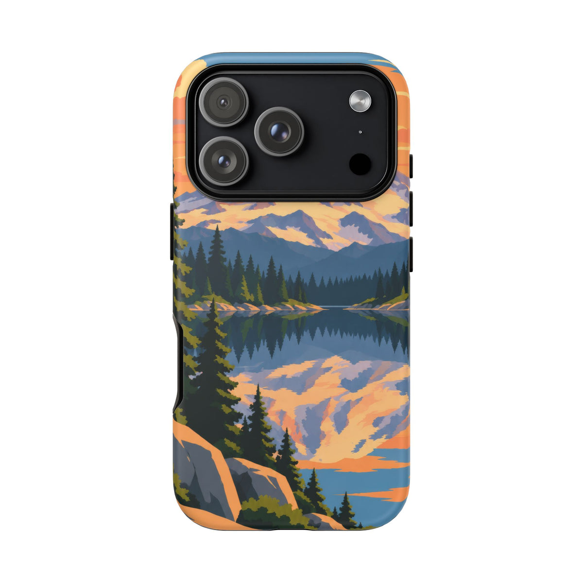 Mount Rainier — Mirror Dawn iPhone Tough Case
