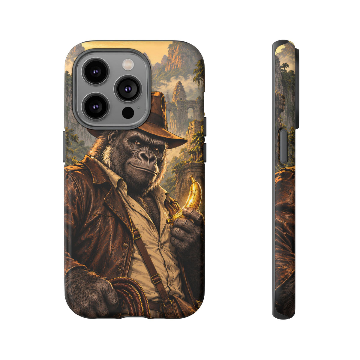 Adventure Gorilla iPhone Tough Case | Temple of Bananas