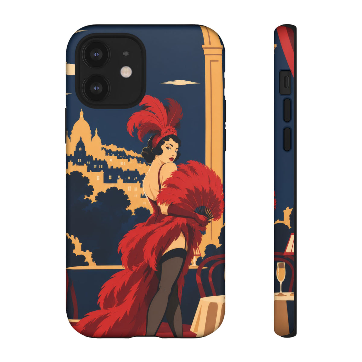 Moulin Rouge Dancer — Velvet Encore iPhone Tough Case | cabaret dancer