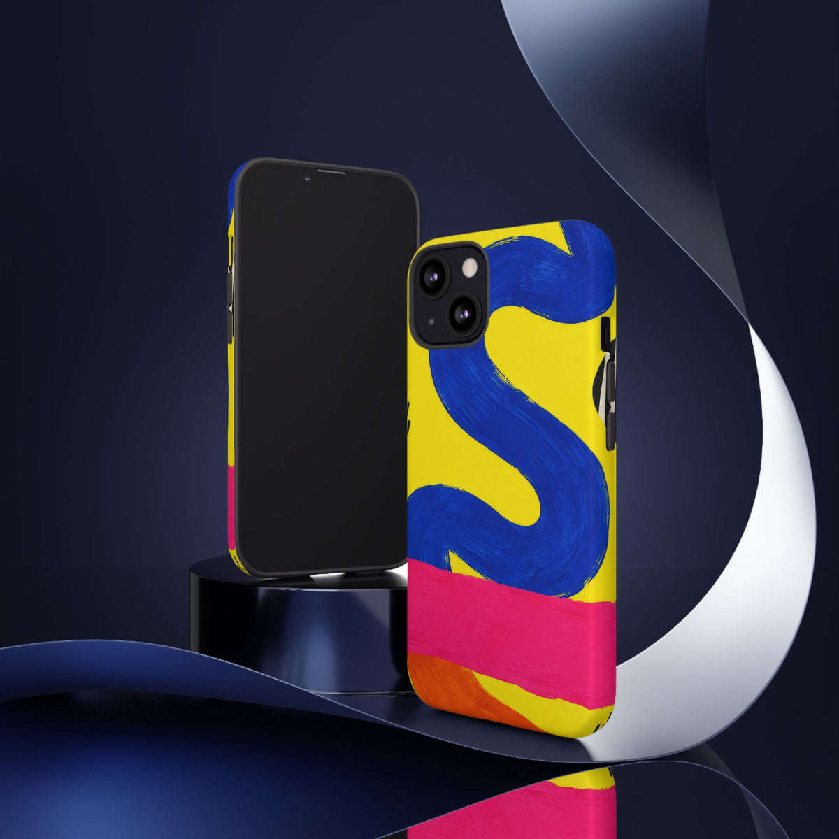 Offbeat iPhone Tough Case | Abstract Color Block Art