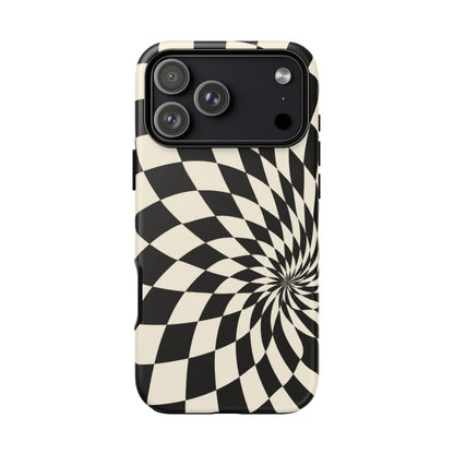 Twist Theory iPhone Tough Case | Optical Checkerboard